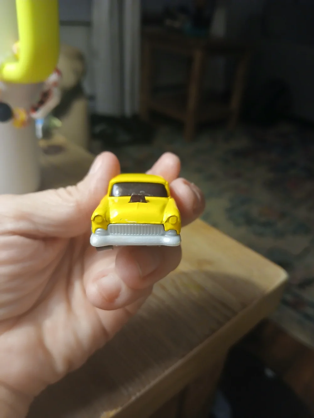 Vintage 1978 Hot Wheels ’55 Chevy – Yellow with Pink/Blue Graphics